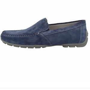 Geox Respira Monet 19 driving moccasin suede leather navy size 9.5